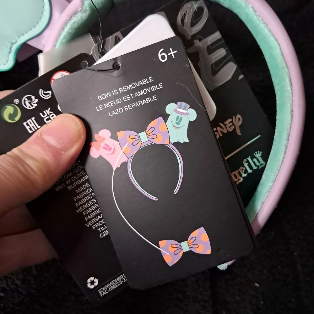 Pastel Mickey and Minnie Ghost Ears - Picture 3 of 4